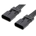 Molex Rectangular Cable Assemblies Squba Ots Cable Plug Sr 150Mm 8Ckt Blk 451460801